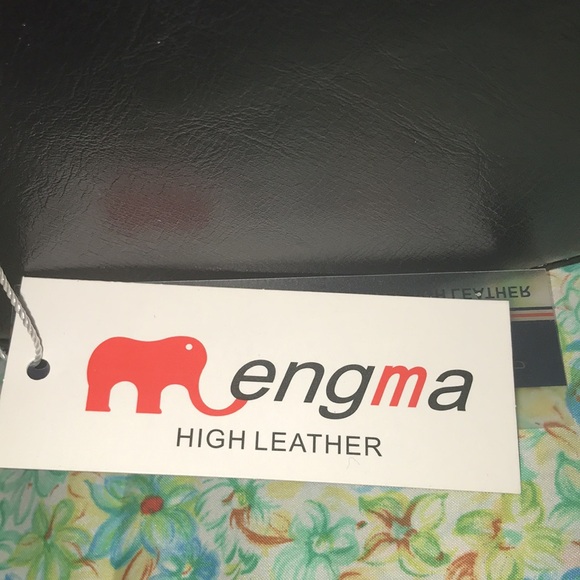 Black & gold leather owl engma backpack purse - Picture 7 of 7